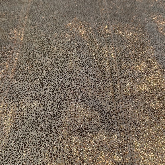 Women’s Free People Orange Metallic Shimmer Skirt - Picture 2 of 4